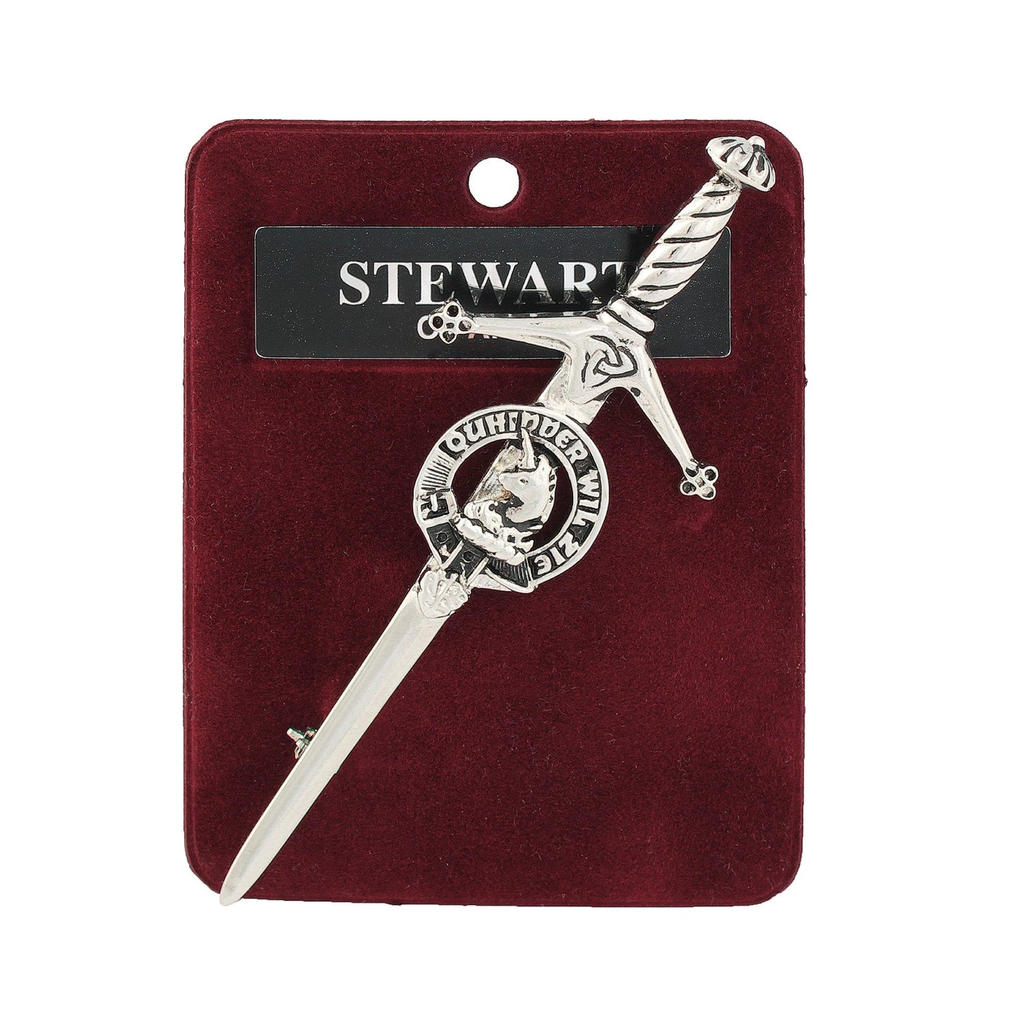 Art Pewter Kilt Pin Stewart Of Appin